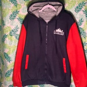 Thick fur coated Fortnite jacket